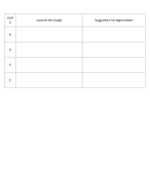Assessment 1 CWTS - ASSESSMENT I NAME ...
