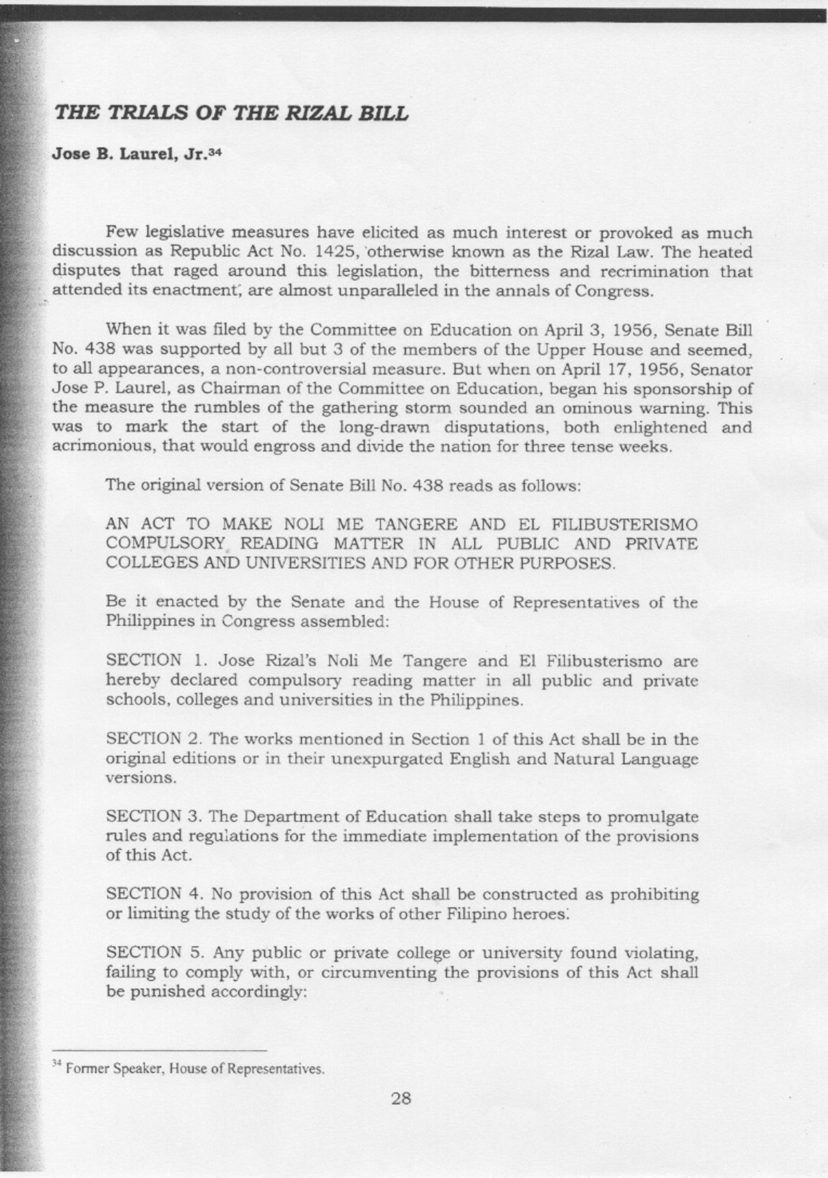 The+Trials+of+the+Rizal+Bill The Life And Works Of Rizal Studocu