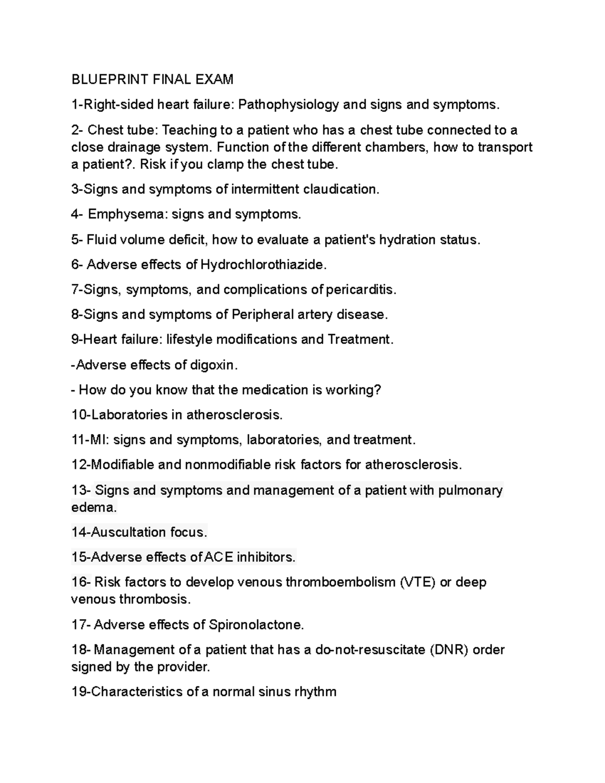 Blueprint Final EXAM - notes - BLUEPRINT FINAL EXAM 1-Right-sided heart ...