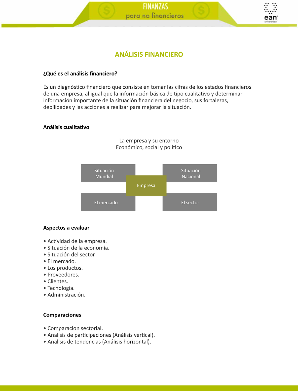 Analisis Financiero - AN¡LISIS FINANCIERO ¿Qué Es El Análisis ...