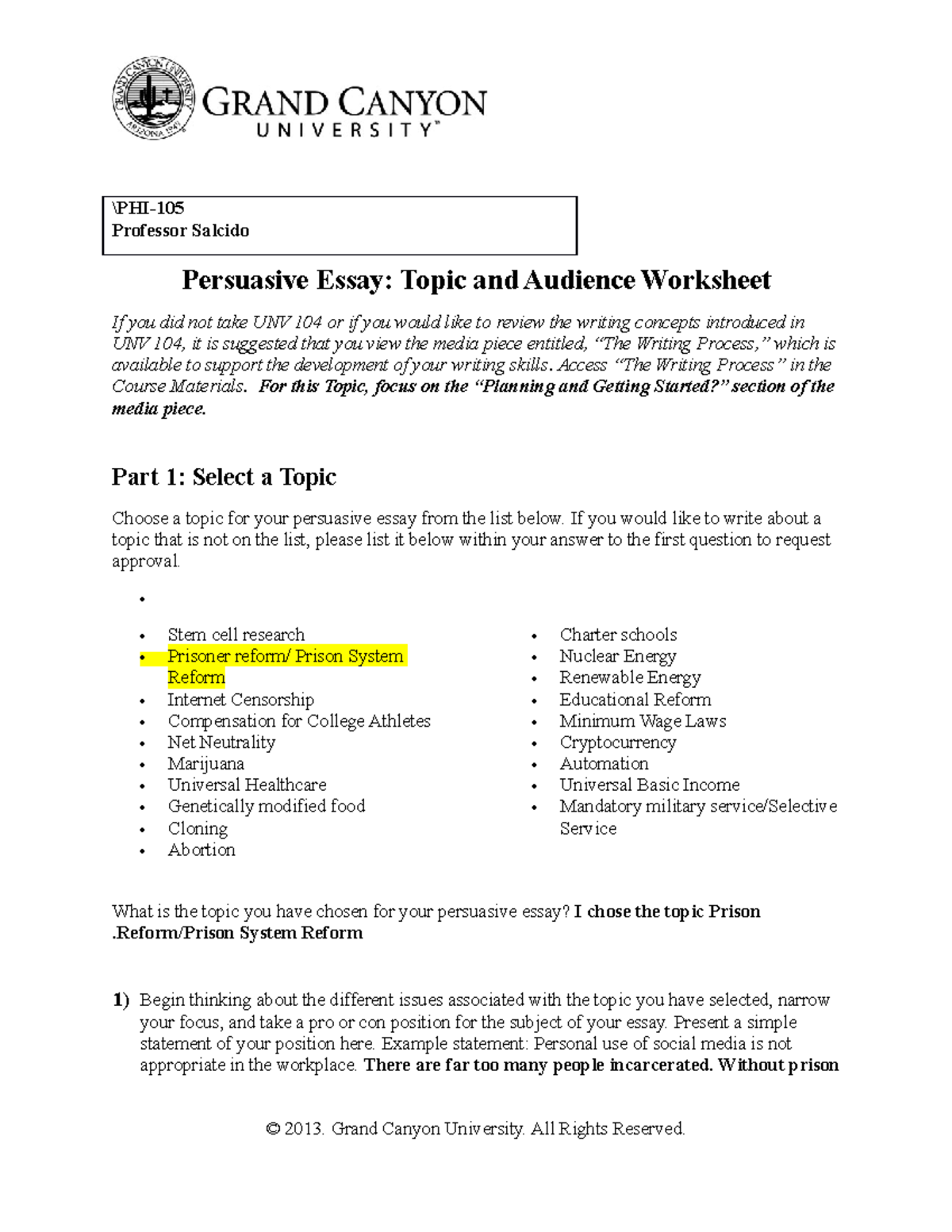 PHI105 T1 Persuasive Essay Topicand Audience Worksheet(fin)(2) PHI