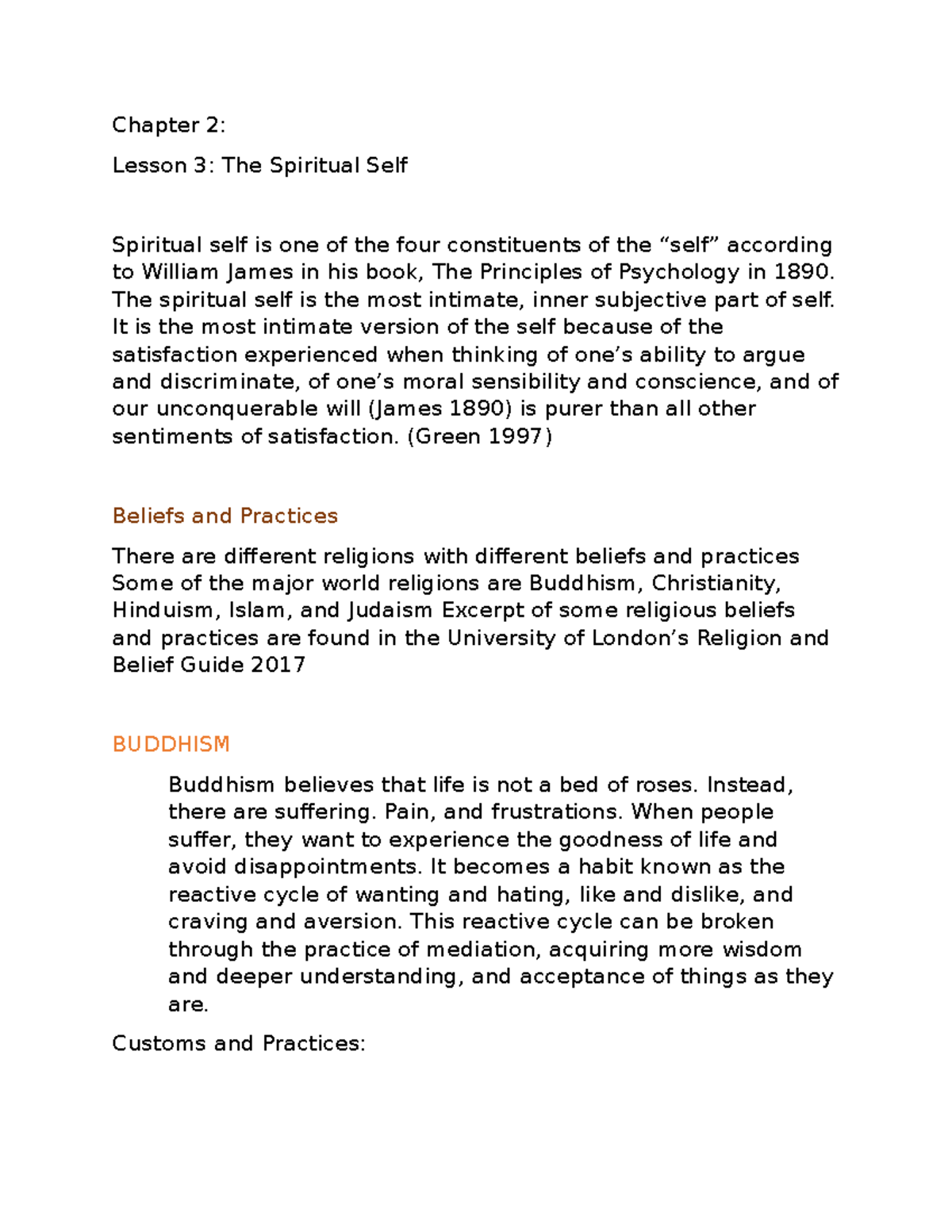 understanding-the-self-the-spiritual-self-chap-2-chapter-2