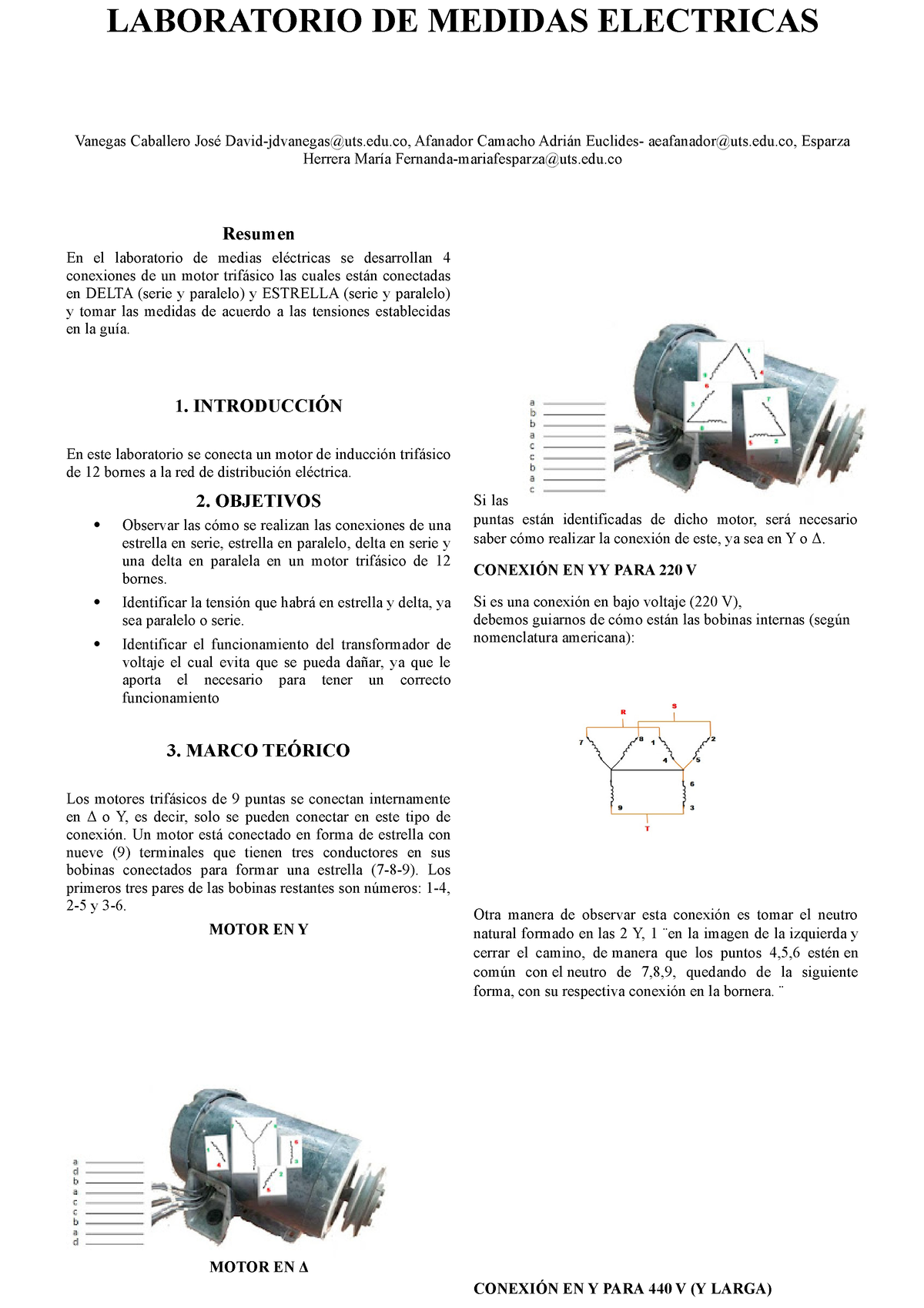 Informe 12 Laboratorio Medidas Electricas Copia Laboratorio De