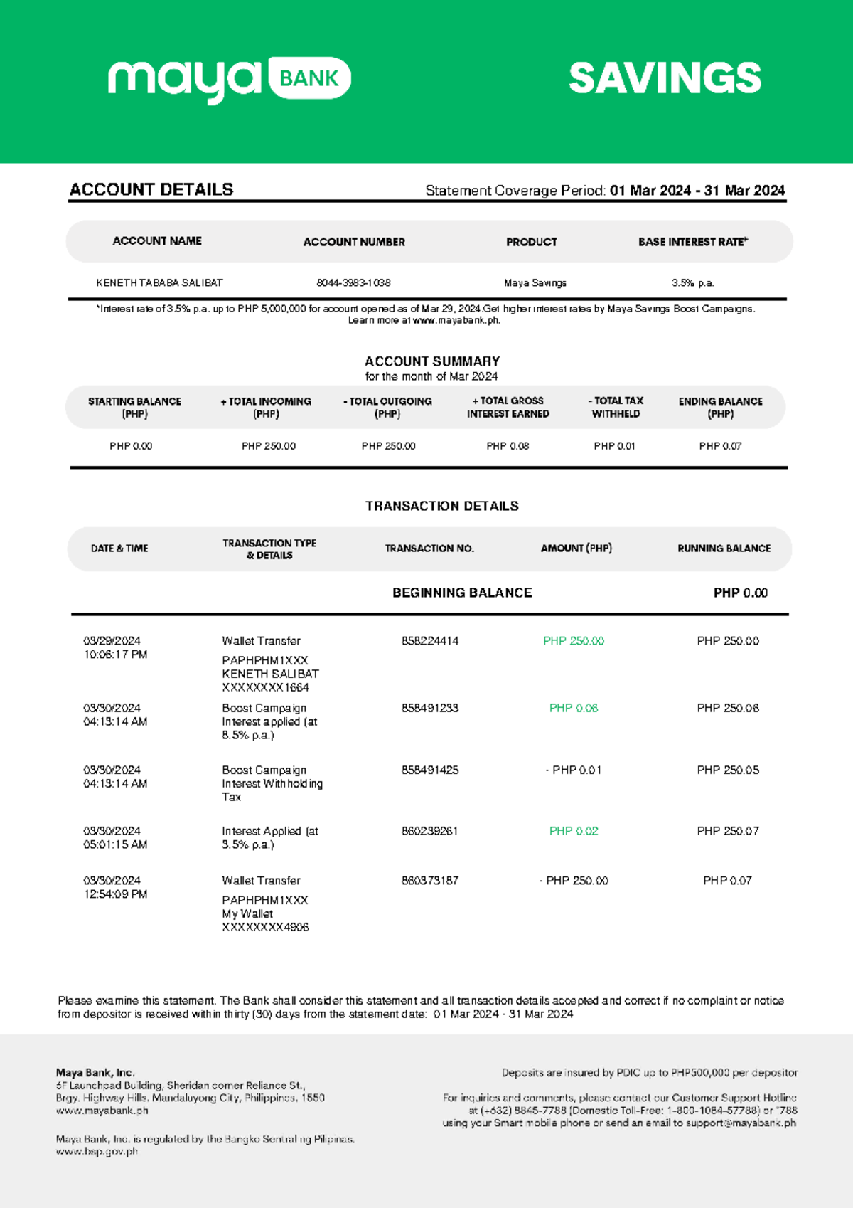 Maya Savings So A fb7a9371ad004a7aa8df5162065 cb475 2024APR - ACCOUNT ...