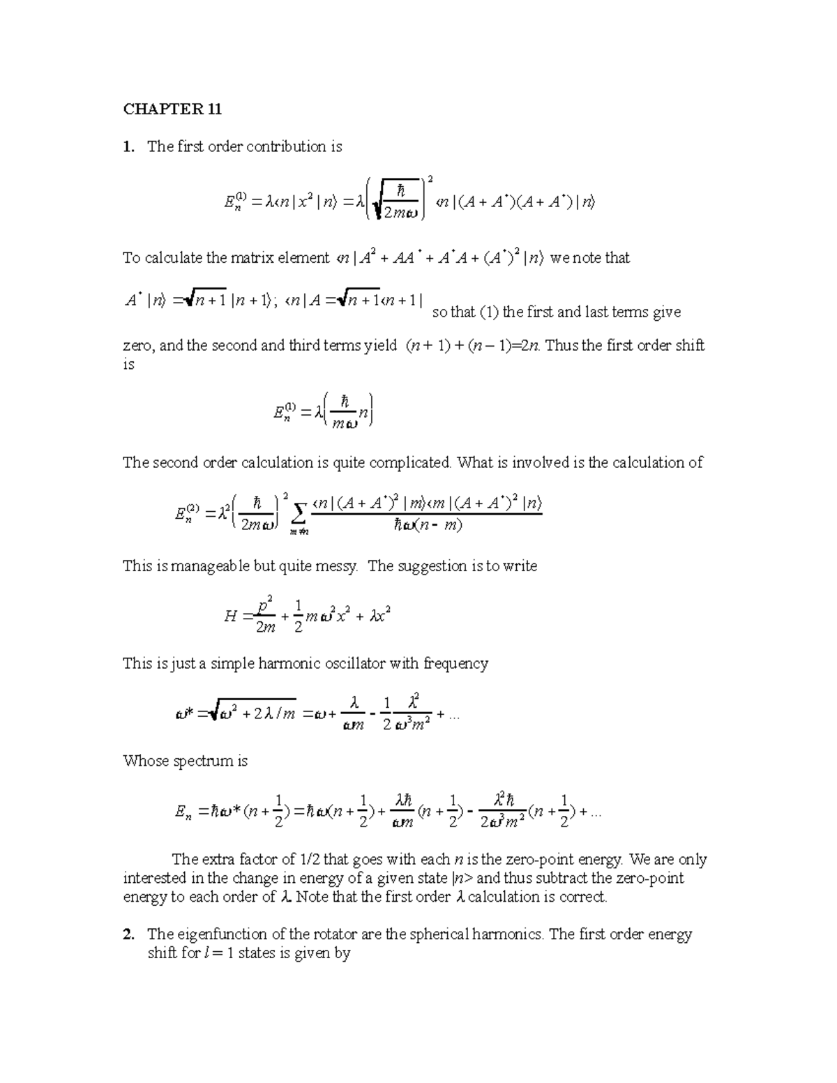 Ch11 - Quantum Physics - Stephen Gasiorowicz (Manual Solutions ...