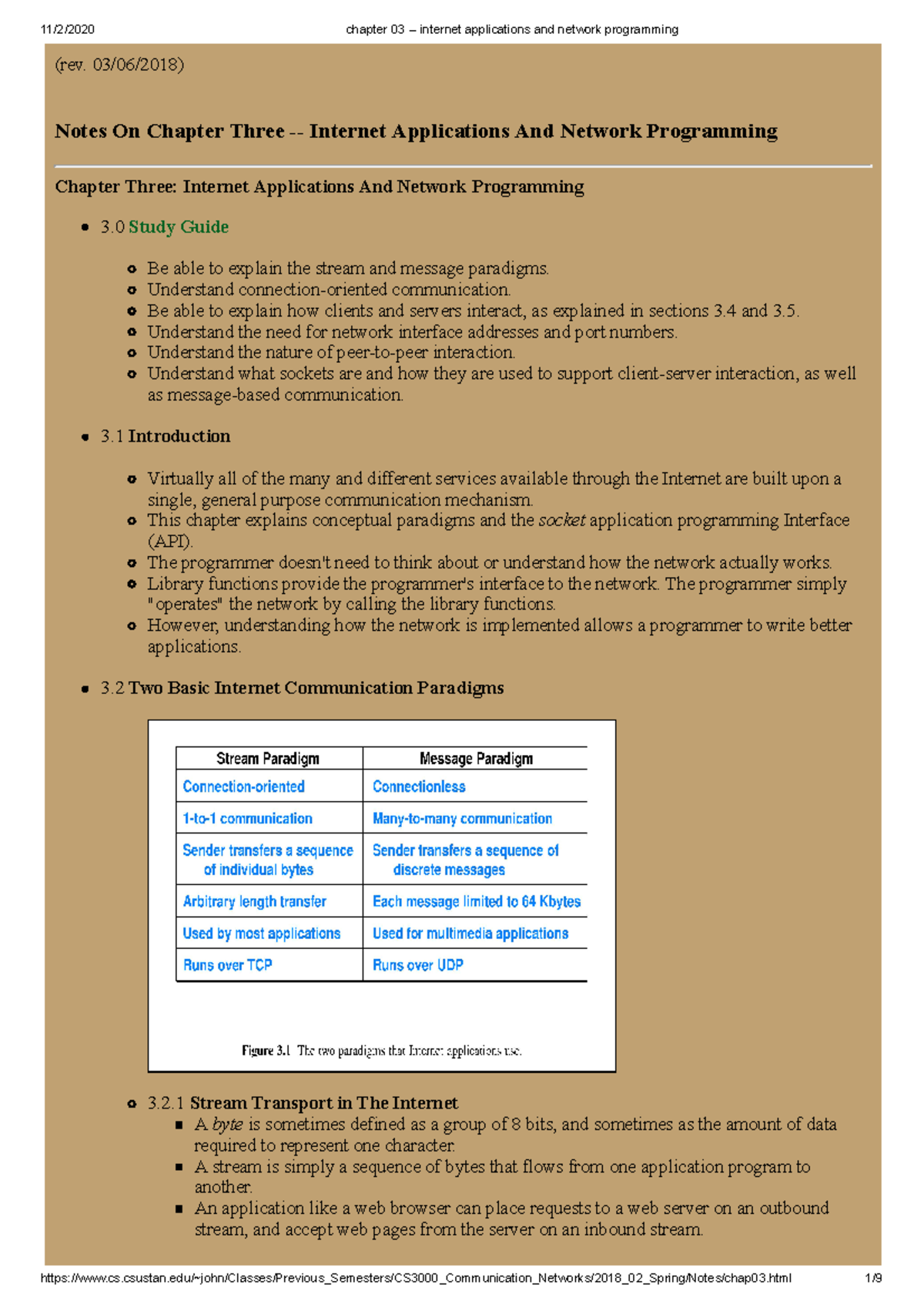 Chapter 03 - internet applications and network programming - (rev. 03 ...