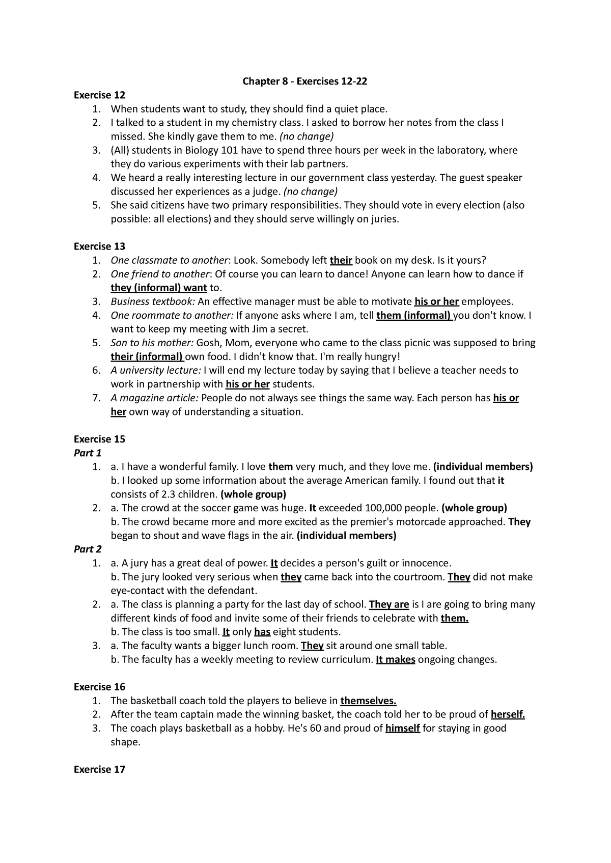 understanding-and-using-english-grammar-chapter-8-exercises-12-22