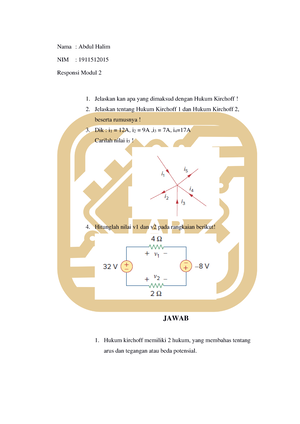 Laporan Akhir Modul 2 Praktikum Rangkaian Listrik - LAPORAN AKHIR ...