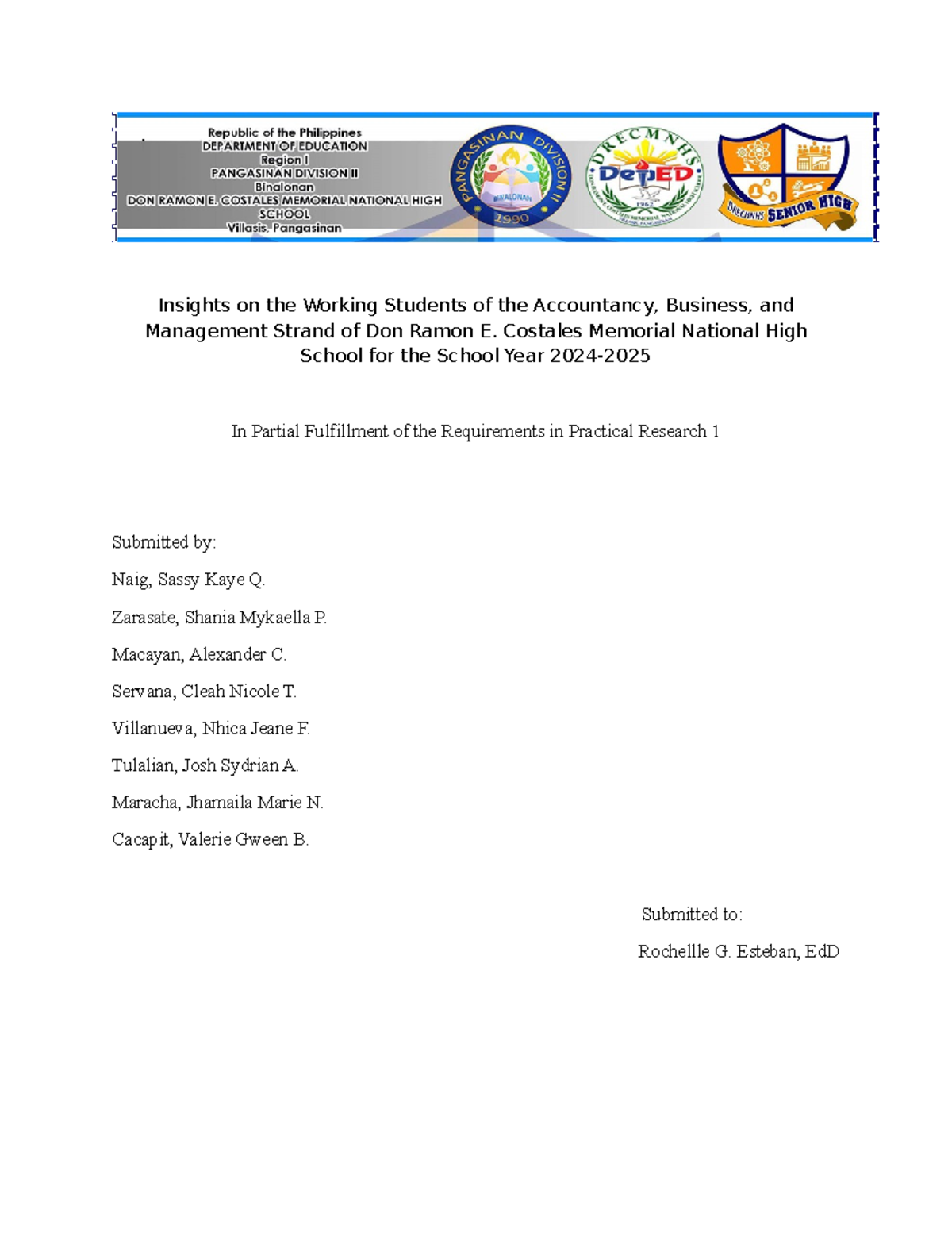 Document-1-1 - sdadads - DepEd Requirements for Ranking - Insights on ...