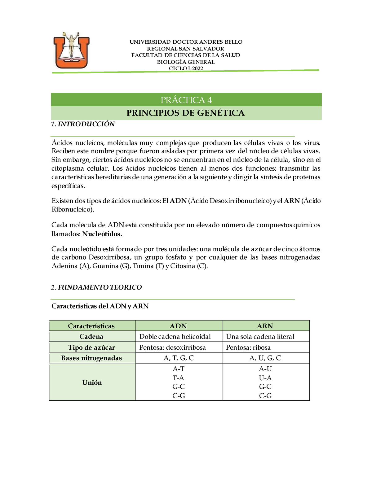 Eky2.2 Práctica 4 Principios De Genética - PR¡CTICA 4 PRINCIPIOS DE GEN ...