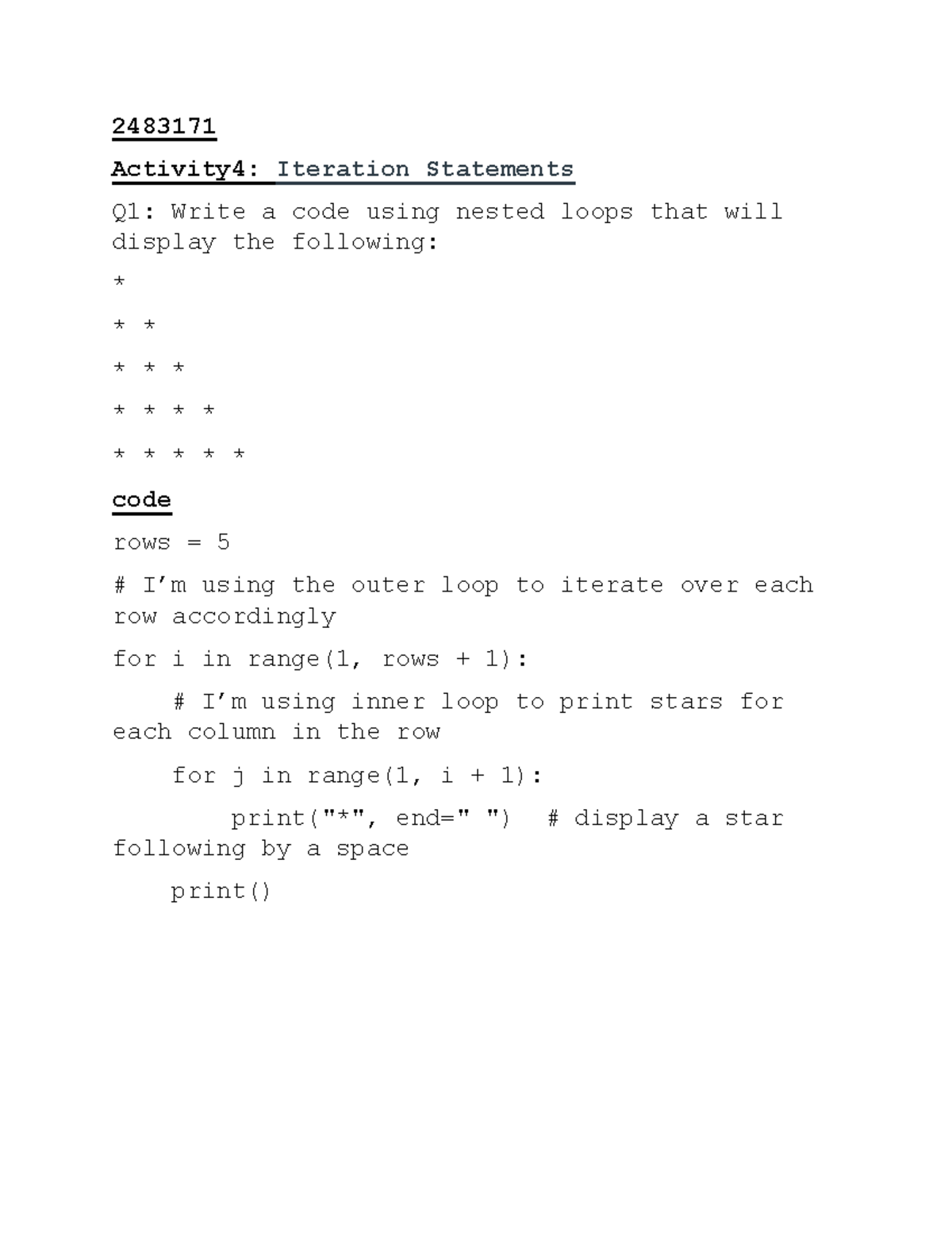 Annotated-Activity 4 Iteration%20statements-1 - 2483171 Activity4 ...
