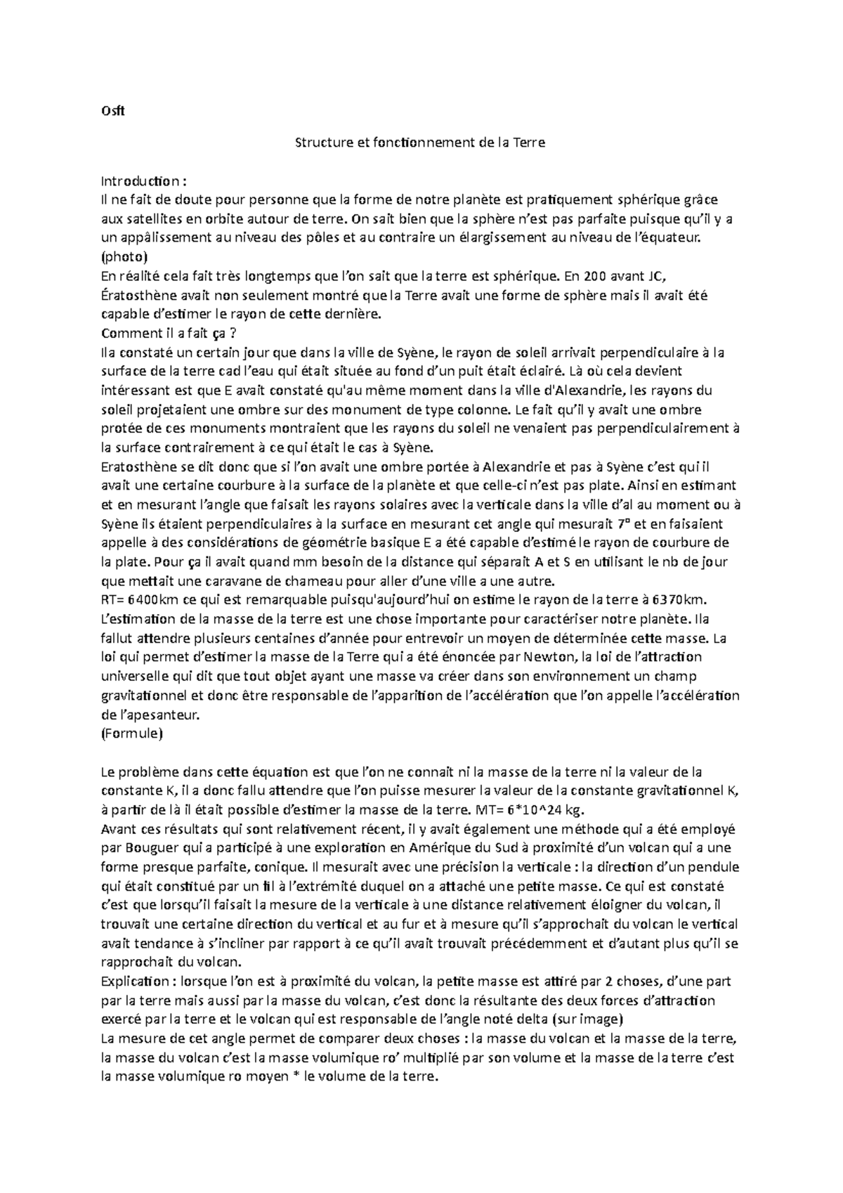 Osft - introduction osft 2022/2023 - Osf Structure et fonctionnement de ...