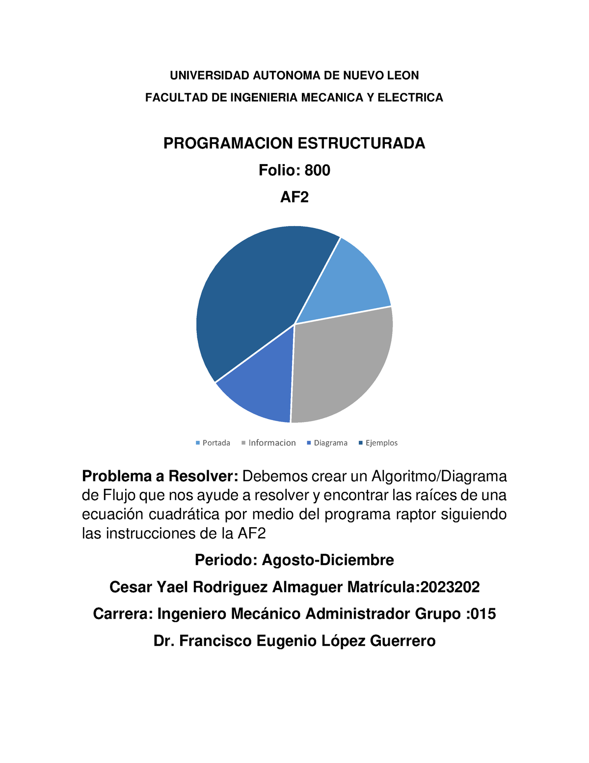 Af2 Prog Estructurada 2023202 Universidad Autonoma De Nuevo Leon Facultad De Ingenieria 9938