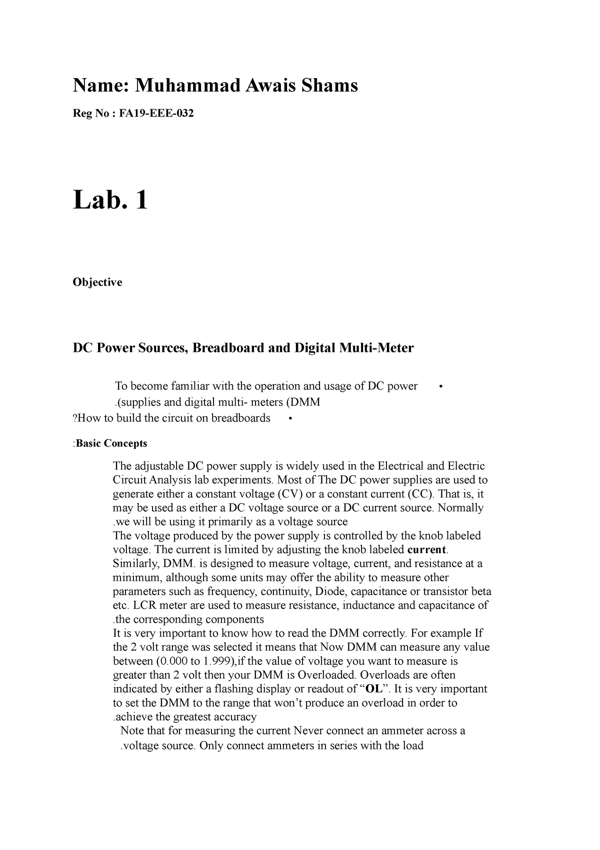 electrical-circuit-analysis-1-lab-report-1-electric-circuits-analysis