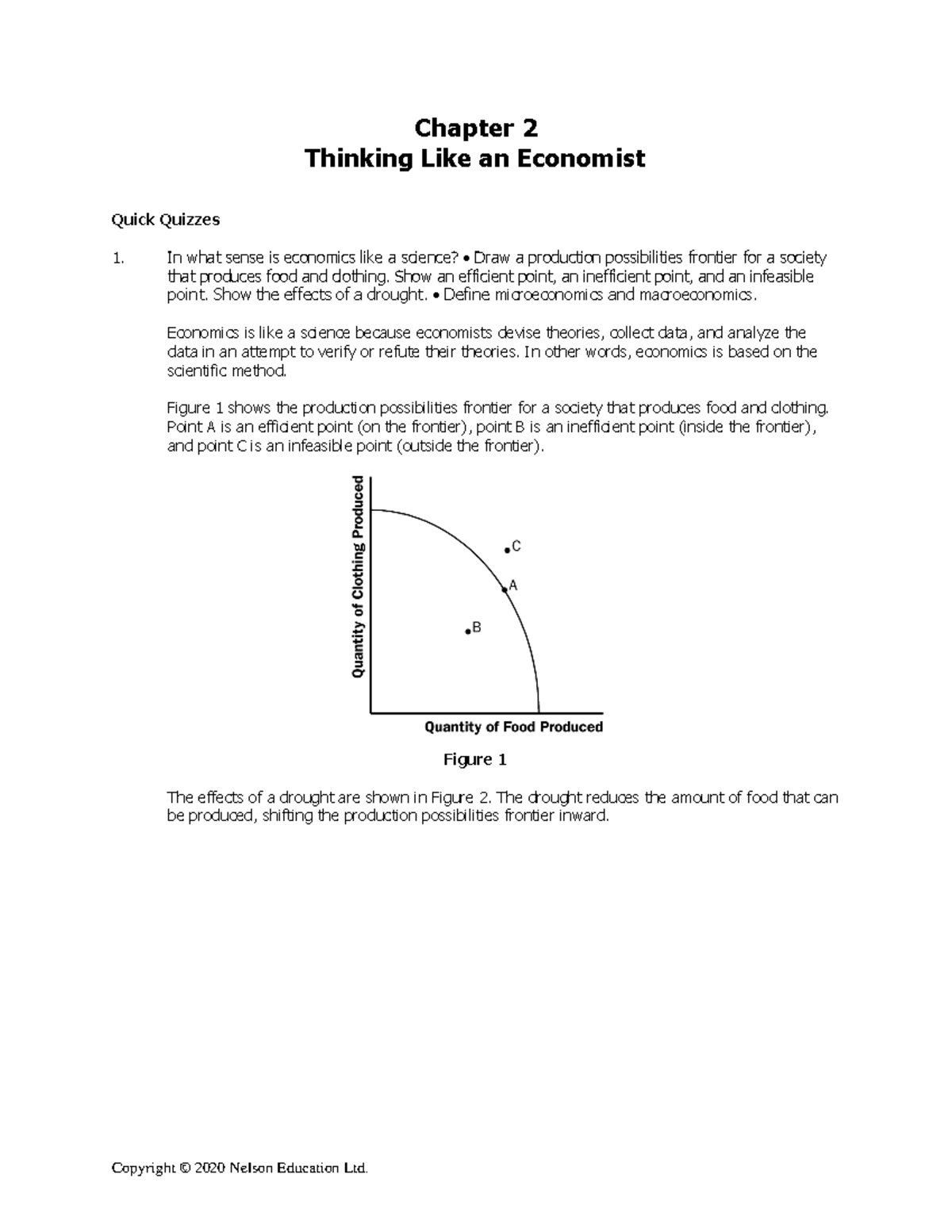 Chapter 2 Thinking Like An Economist - Chapter 2 Thinking Like An ...