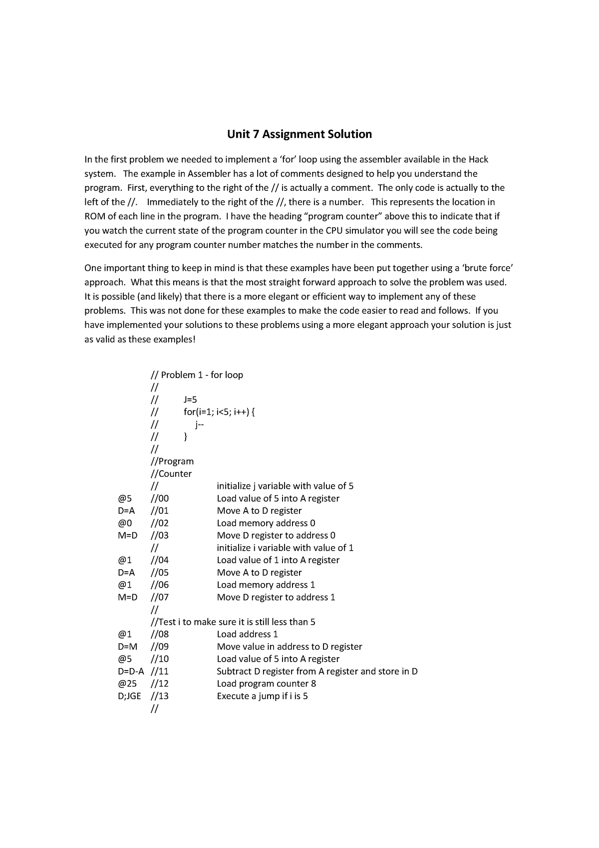 CS 1104 - Week 7 Assignment Solution - Unit 7 Assignment Solution In ...