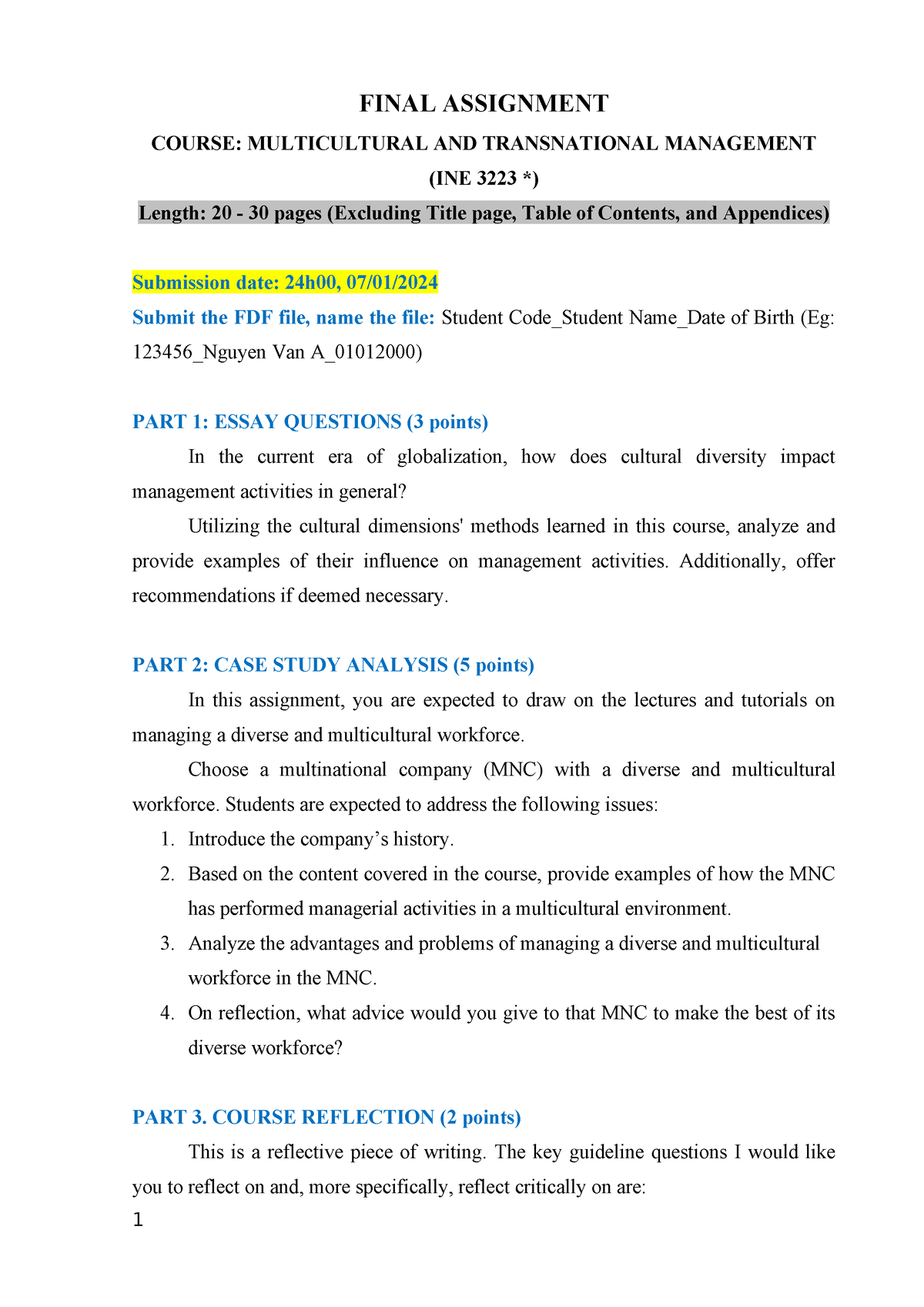 IM Final Assignment 2024 FINAL ASSIGNMENT COURSE MULTICULTURAL AND   Thumb 1200 1697 