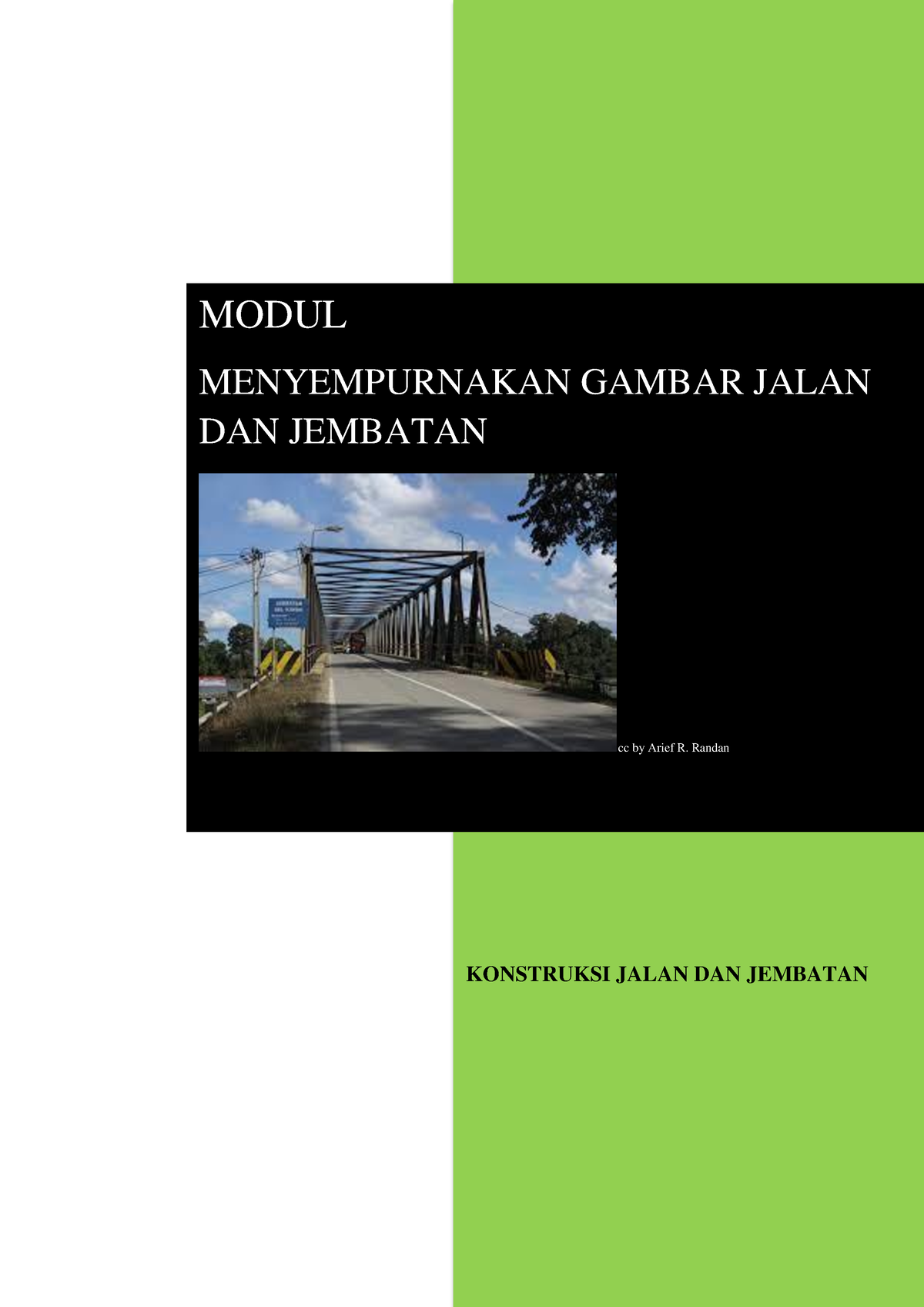 Modul Menyempurnakan Gambar Jalan DAN Jembatan - MODUL MENYEMPURNAKAN ...