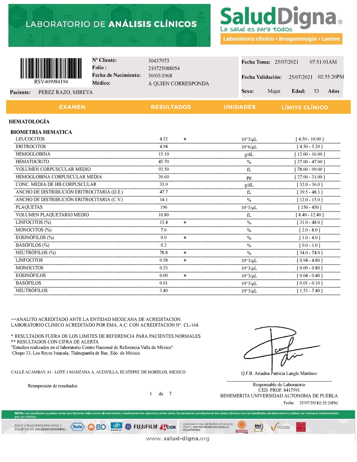 Resultados Saluddigna Docx Rsv Paciente N Cliente My Xxx Hot Girl 7908