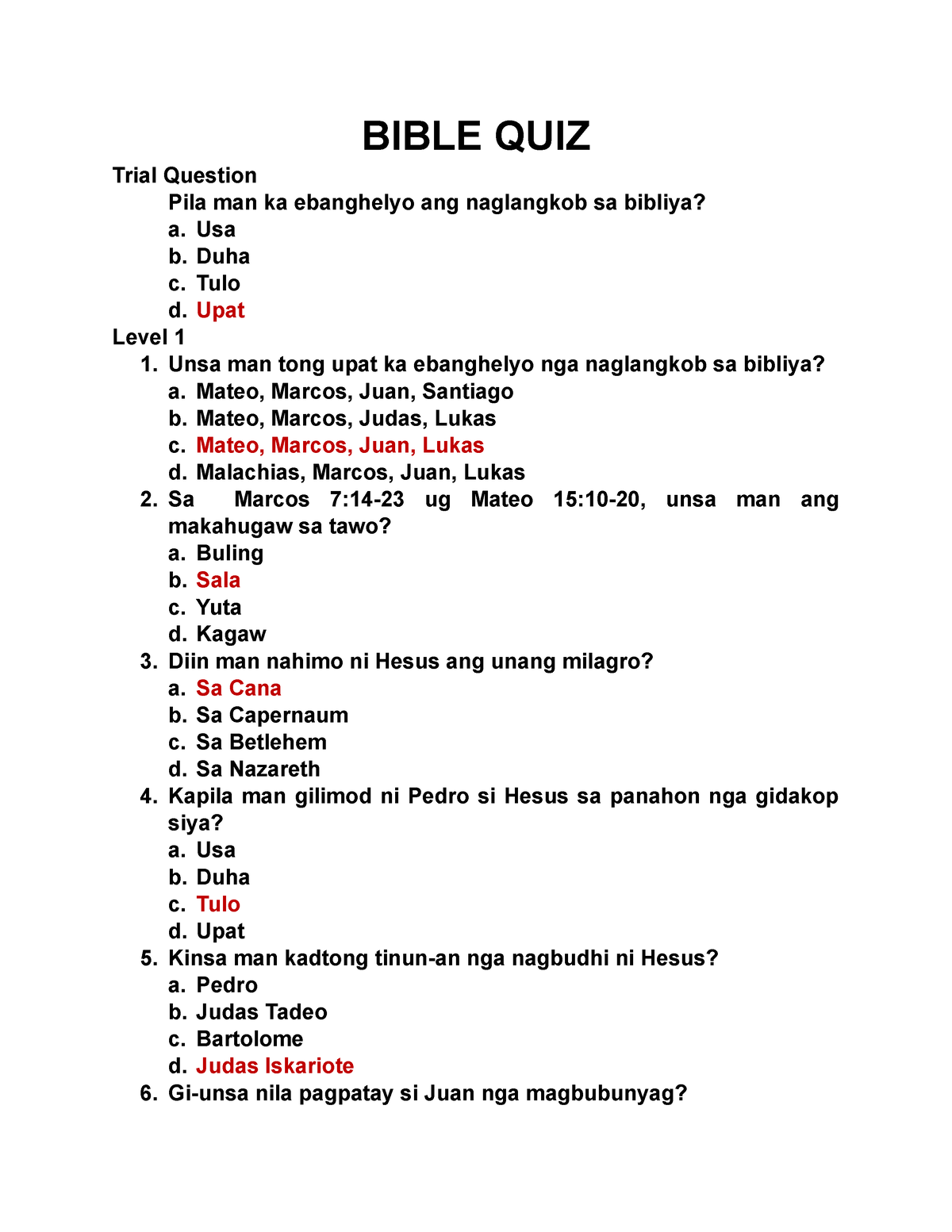 bible-quiz-question-bible-quiz-trial-question-pila-man-ka-ebanghelyo