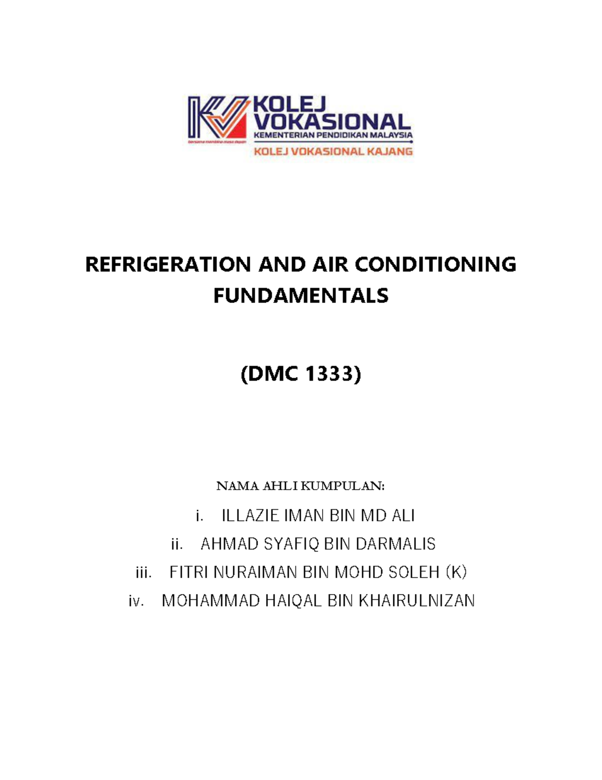 Refrigeration AND AIR Conditioning Fundamentals REFRIGERATION AND AIR