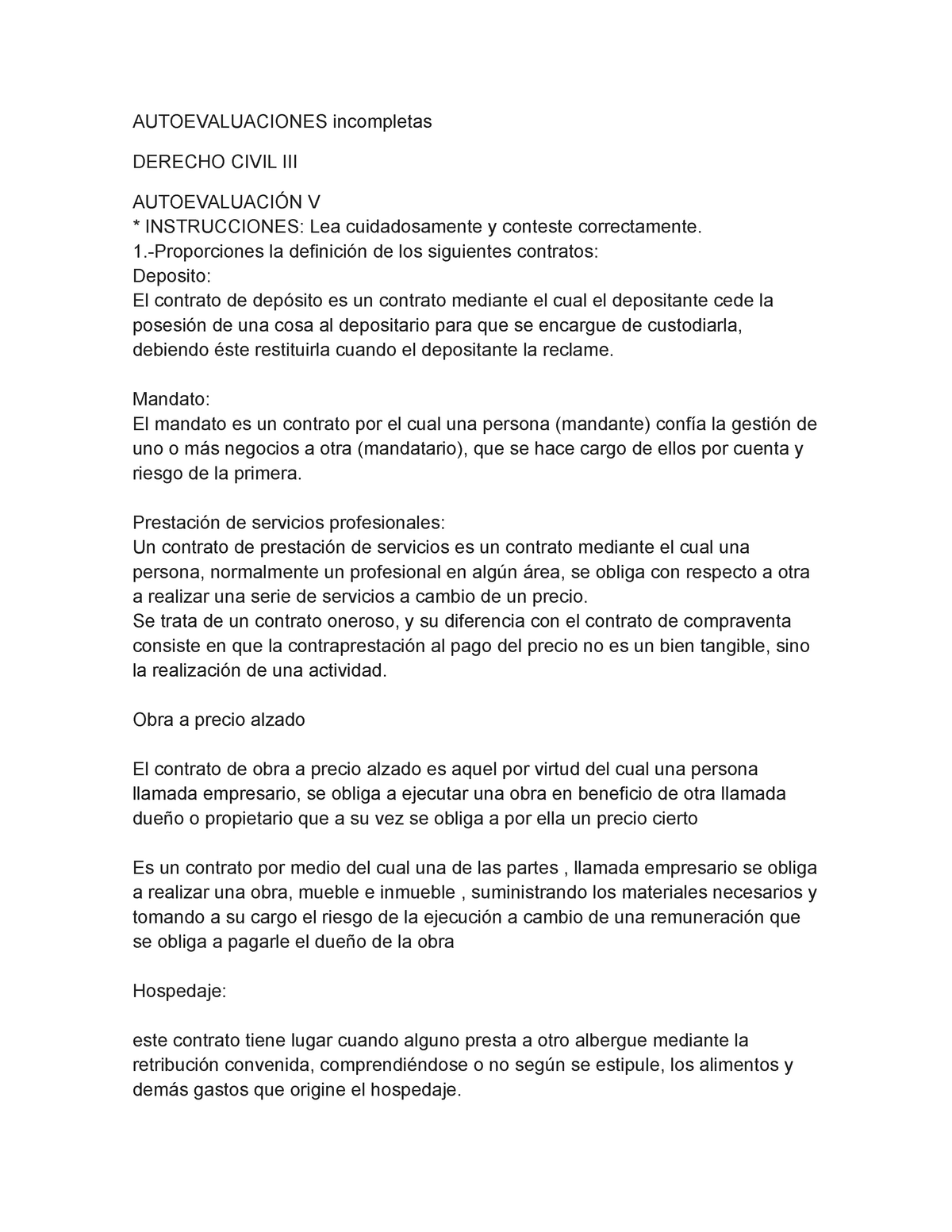 Autoevaluaciones-Derecho-Civil-III tema V - AUTOEVALUACIONES ...