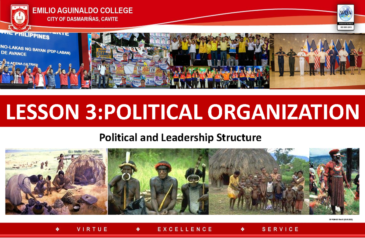 Lesson 3 - Political and Leadership Structures - LESSON 3:POLITICAL ...
