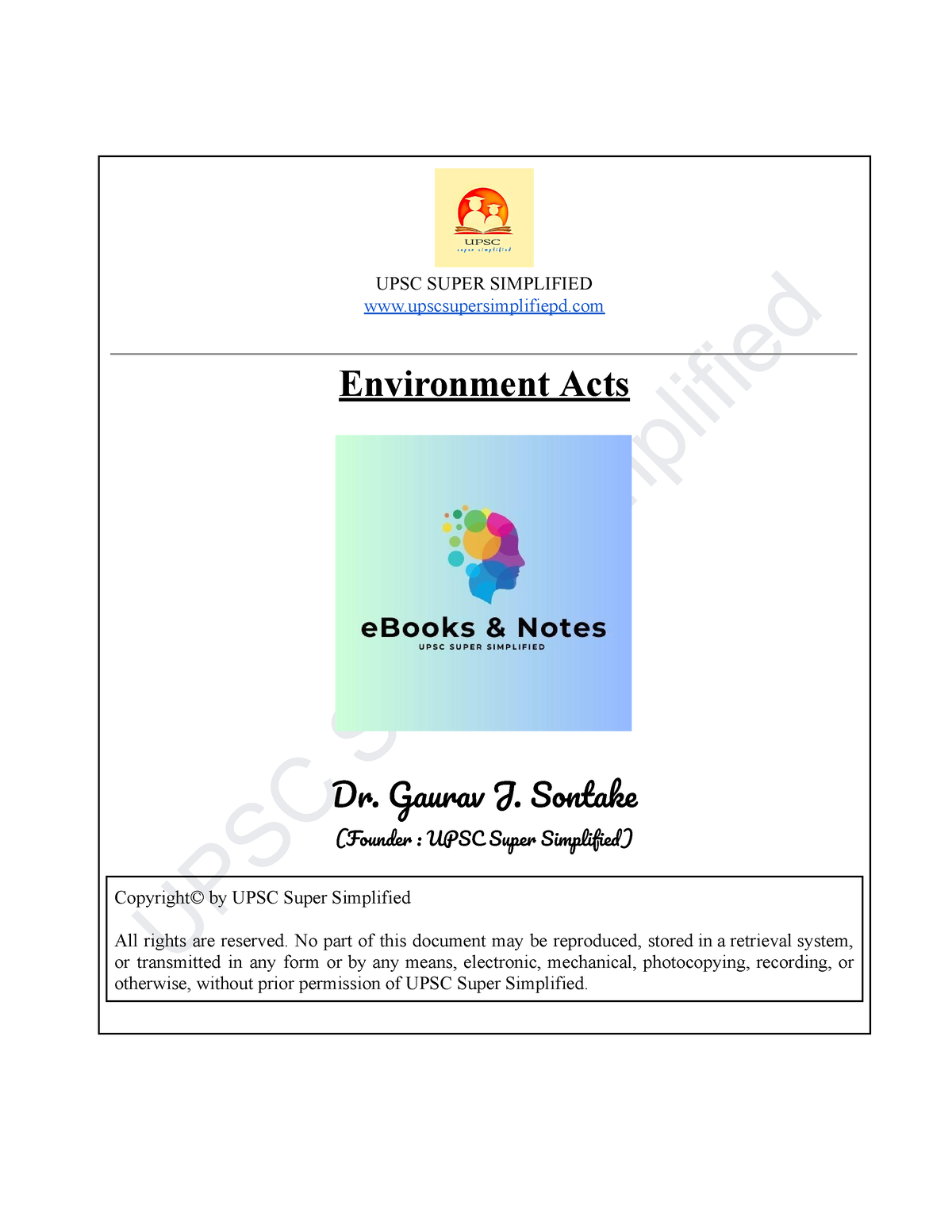 upsc environment essay
