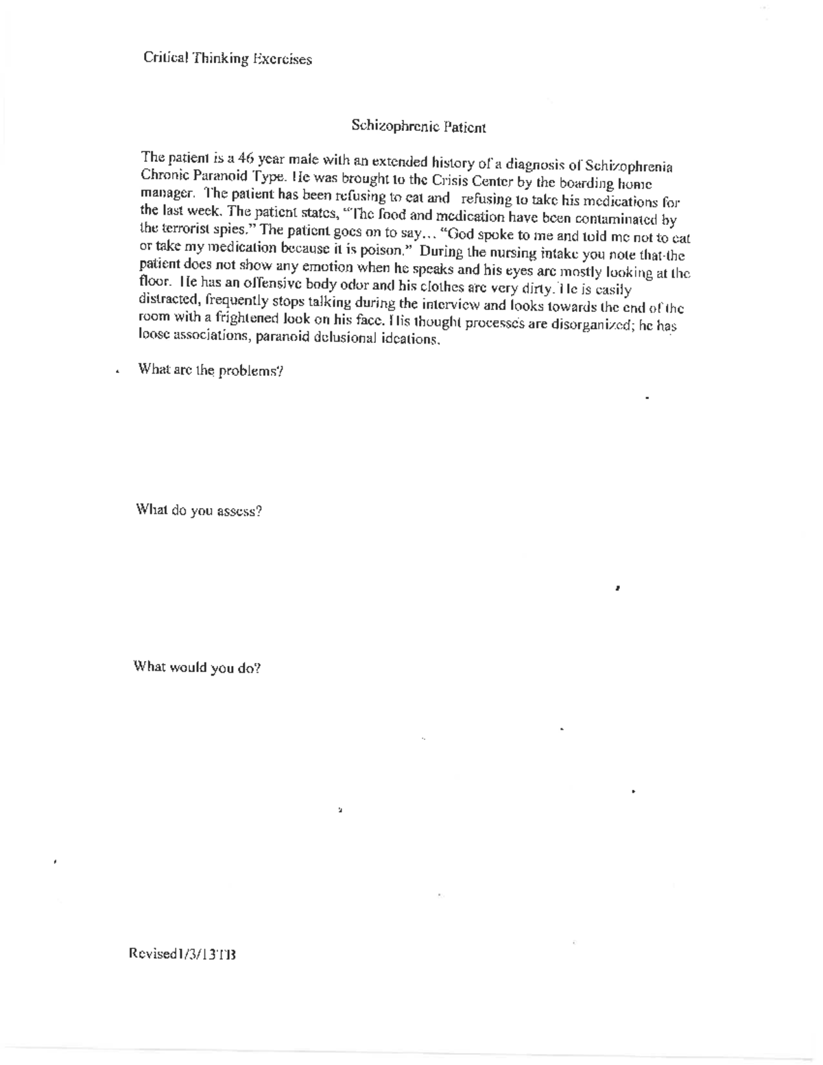 Dr. Brahim's Handouts 2 - NUR 4250 - NSU - Studocu