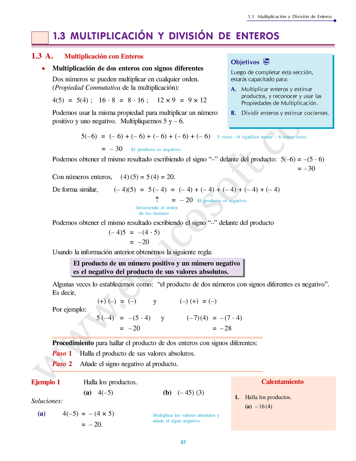 1.3 Mult Y Division - PRMG600 - 1 MultiplicaciÛn Y DivisiÛn De Enteros ...