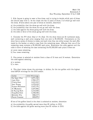 Exam 1 Solutions - MATH 104 - Studocu