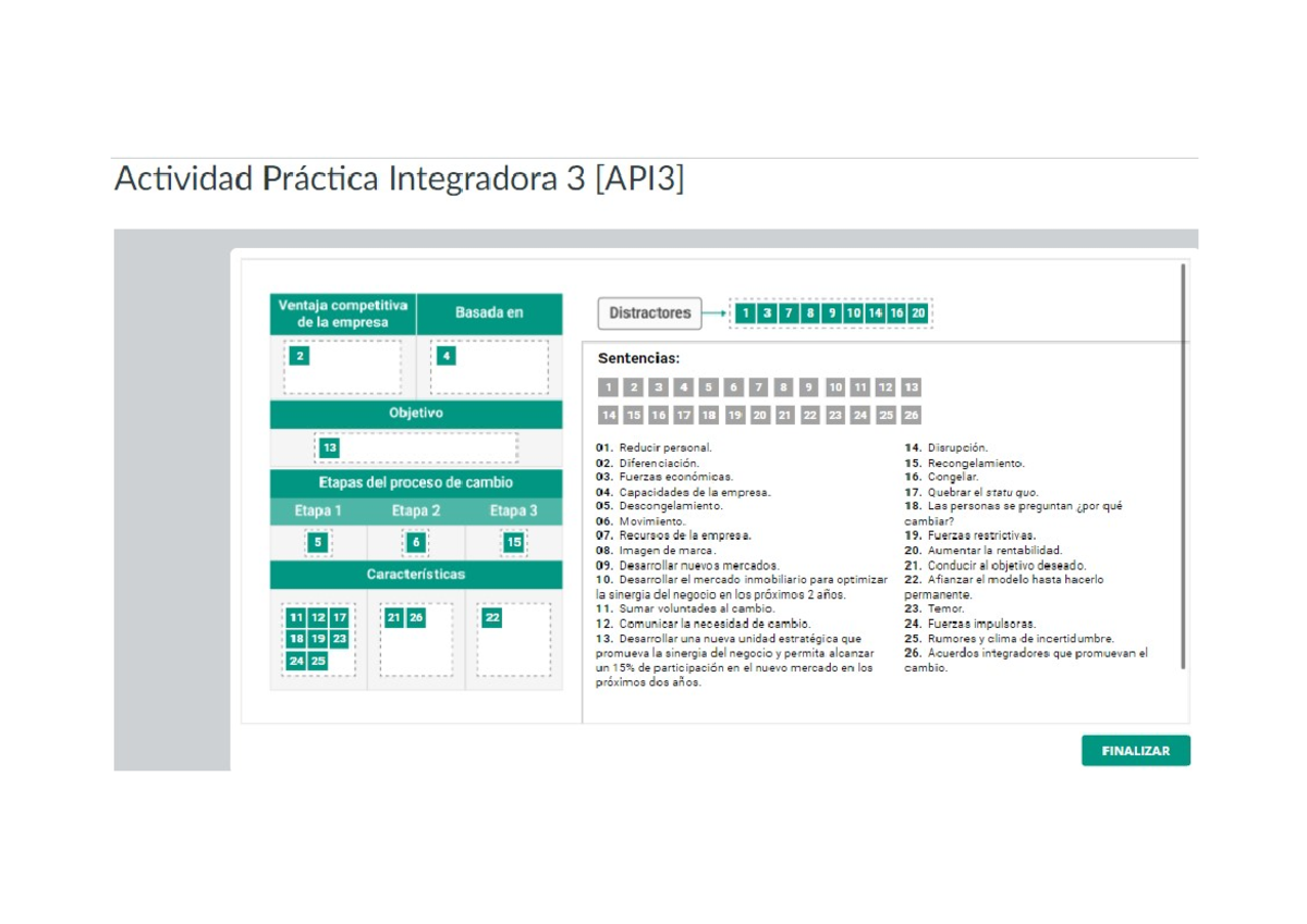 API 3 Direccion General 100% - Studocu