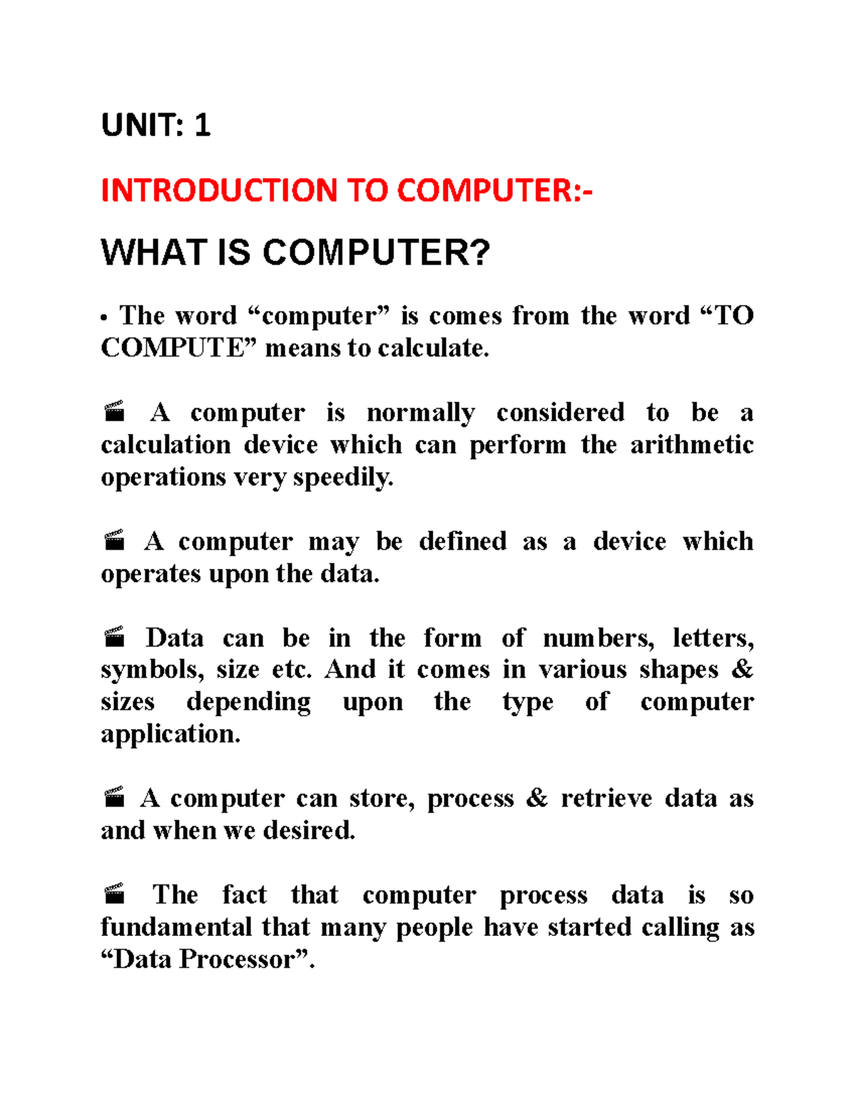 What Is Computer In Words