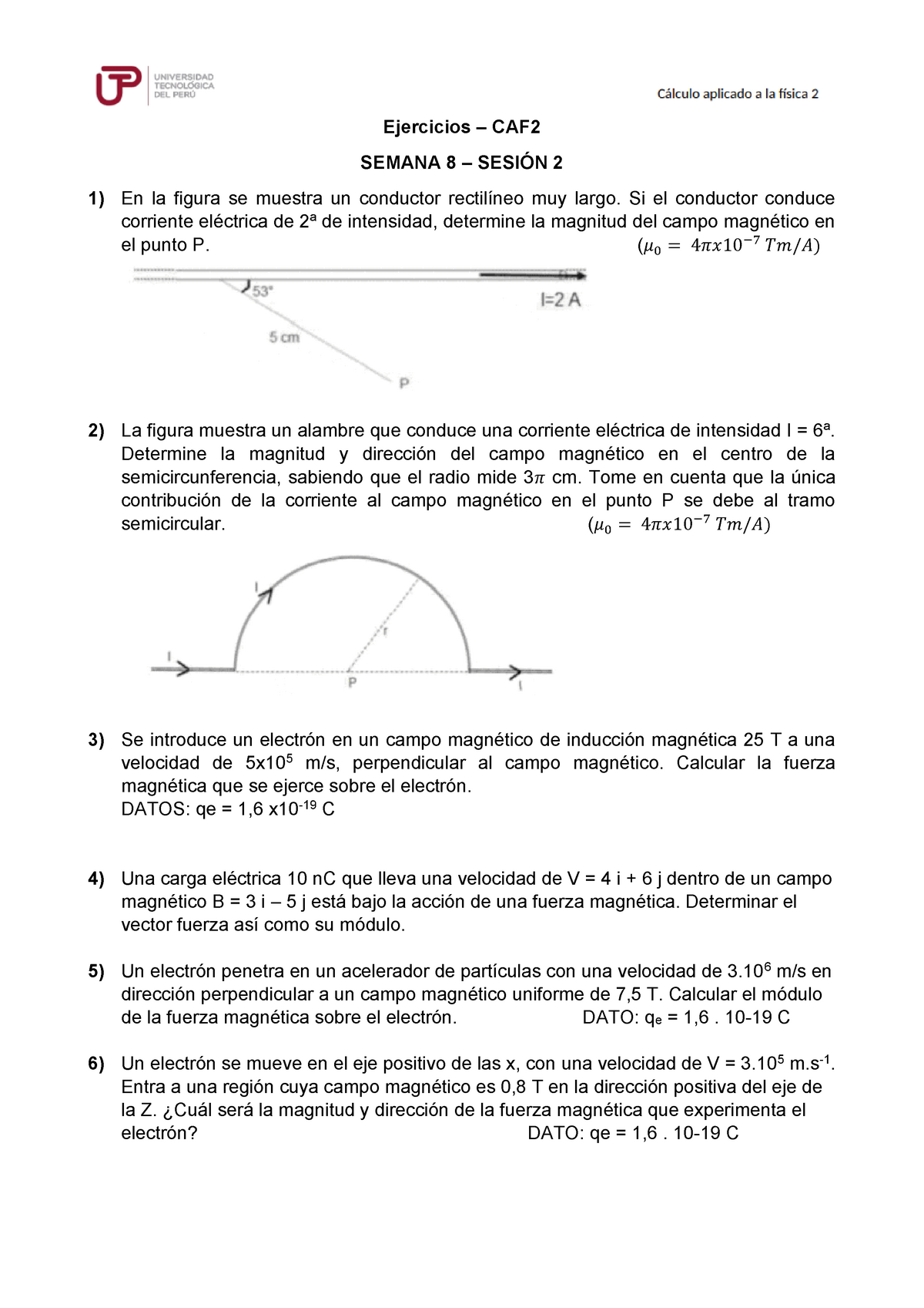 CAF2. S08.s2 Tarea 2 - Calculo Aplicado A La Fisica II - UTP - Studocu